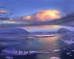 Antarctic Sunset
Original: 16" x 20", Oils on Board, Available for Sale - Contact Ken if interested.
S/N Giclees available at Moments-of-Life.com 
